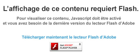 Telecharger le lecteur Flash d\'Adobe